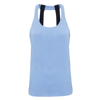 Women'S Tridri® Double Strap Back Vest in cornflower-melange