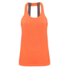 Women'S Tridri® Double Strap Back Vest in lightning-orange-melange