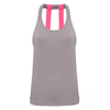 Women'S Tridri® Double Strap Back Vest in silver-melange