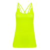 Women'S Tridri® 'Laser Cut' Spaghetti Strap Vest in lightingyellow