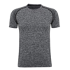 Seamless '3D Fit' Multi-Sport Performance Short Sleeve Top in charcoal