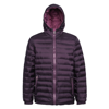 Padded Jacket in aubergine-mulberry