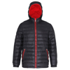 Padded Jacket in black-red