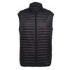 Tribe Fineline Padded Gilet in black