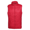 Tribe Fineline Padded Gilet in red