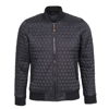 Quilted Flight Jacket in black