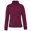 Women'S Full-Zip Fleece in burgundy