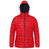 Women'S Padded Jacket in red-navy