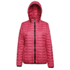 Women'S Honeycomb Hooded Jacket in red