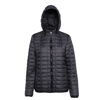 Women'S Honeycomb Hooded Jacket in steel