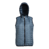 Women'S Honeycomb Hooded Gilet in steel