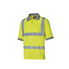 Hi-Vis Polo Shirt (Sa22075) in saturn-yellow