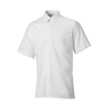 Oxford Weave Short Sleeve Shirt (Sh64250) in white