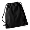 Cotton Gymsac in black-black