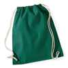 Cotton Gymsac in bottle-green