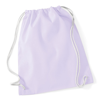 Cotton Gymsac in lavender-white