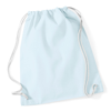 Cotton Gymsac in pastelblue-white