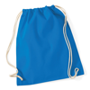 Cotton Gymsac in sapphire-blue