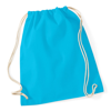 Cotton Gymsac in surf-blue