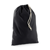 Cotton Stuff Bag in black