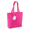 Organic Cotton Shopper in fuchsia