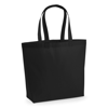 Premium Cotton Maxi Tote in black