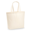 Premium Cotton Maxi Tote in natural