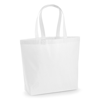 Premium Cotton Maxi Tote in white