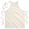 Fairtrade Cotton Adult Craft Apron in natural