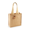 Jute Compact Tote in natural