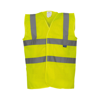 Top Cool Open Mesh 2-Band-And-Braces Waistcoat (Hvw120) in yellow