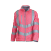 Hi-Vis Kensington Fleece Lined Jacket (Hvw706) in pink