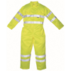 Hi-Vis Polycotton Coverall (Hv058) in yellow