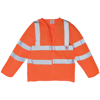 Flame-Retardant  Hi-Vis Long Sleeve Waistcoat (Hvj200Fr) in orange