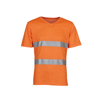 Hi-Vis Top Cool Super Light V-Neck T-Shirt (Hvj910) in orange