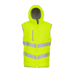 Hi-Vis Kensington Hooded Gilet (Hv007) in yellow