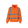 Hi-Vis ¼ Zip Sweatshirt (Hvk06) in orange