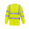 Hi-Vis Long Sleeve T-Shirt (Hvj420) in yellow