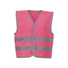 Hi-Vis Reflective Border Kids Waistcoat (Hvw102Ch) in fluo-pink