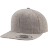 The Classic Snapback (6089M) in heather-heather