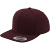 The Classic Snapback (6089M) in maroon-maroon