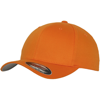Flexfit Fitted Baseball Cap (6277) in orange