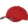 Flexfit Fitted Baseball Cap (6277) in red