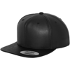 Full Leather Imitation Snapback (6089Fl) in black-black