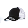 Retro Trucker Cap (6606) in black-white