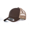 Retro Trucker Cap (6606) in chocolate-caramel