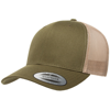 Retro Trucker Cap (6606) in moss-khaki