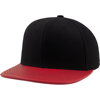 Metallic Visor Snapback (6089Pu) in red