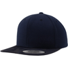 Camo Visor Snapback (6089Cv) in navy-camo