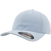 Flexfit Garment Washed Cotton Dad Hat (6997) in light-blue
